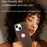 For iPhone 14 Case Central Axis with Logo Cutout PU Leather + PC Phone Back Cover - Light Brown - 3