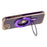 For iPhone 17e / 16e Case Kickstand Electroplating Love Printing TPU Back Cover - Dark Purple - 4