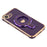For iPhone 17e / 16e Case Kickstand Electroplating Love Printing TPU Back Cover - Dark Purple - 6