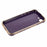 For iPhone 17e / 16e Case Kickstand Electroplating Love Printing TPU Back Cover - Dark Purple - 7