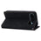 For Google Pixel 10 Pro XL / 9 Pro XL Case Lines Pattern Wallet Leather Phone Cover with Strap - Black - 3