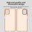 For Samsung Galaxy A06 5G Case PC + TPU + PET Matte Anti-Drop Phone Back Cover - Orange - 3