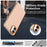 For Samsung Galaxy A06 5G Case PC + TPU + PET Matte Anti-Drop Phone Back Cover - Orange - 4