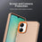 For Samsung Galaxy A06 5G Case PC + TPU + PET Matte Anti-Drop Phone Back Cover - Orange - 7
