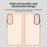 For Samsung Galaxy S25 Edge Case PC + TPU + PET Matte Anti-Drop Phone Back Cover - Orange - 3