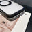 JAUCASE For iPhone 16 Pro Case Matte Clear TPU + PC Kickstand Cover Compatible with MagSafe - Black - 6
