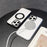 JAUCASE For iPhone 16 Pro Max Case Matte Clear TPU + PC Kickstand Cover Compatible with MagSafe - Black - 3