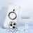 For iPhone 16 Pro Max Case Crystal Clear TPU + PC Protective Cover Compatible with MagSafe - Black - 5
