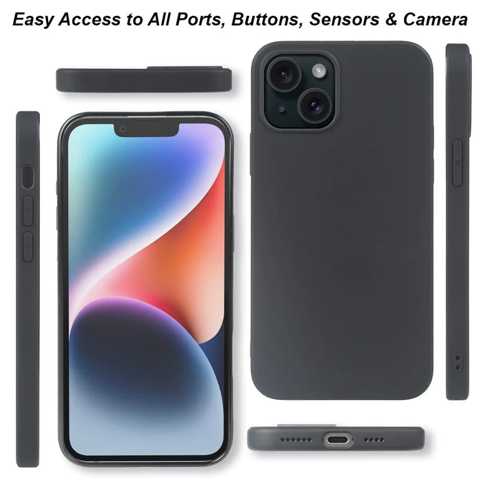 For iPhone 14 Plus Case GRS Certified RCS Eco-Friendly Material Single Side Matte Slim Anti Drop Phone Cover - 4