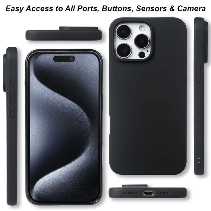 For iPhone 15 Pro Max Case GRS Certified RCS Eco-Friendly Material Single Side Matte Slim Anti Drop Phone Cover - 4