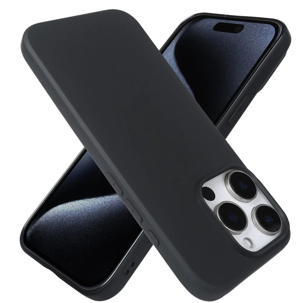 For iPhone 15 Pro Case GRS Certified RCS Eco-Friendly Material Single Side Matte Slim Anti Drop Phone Cover - 3
