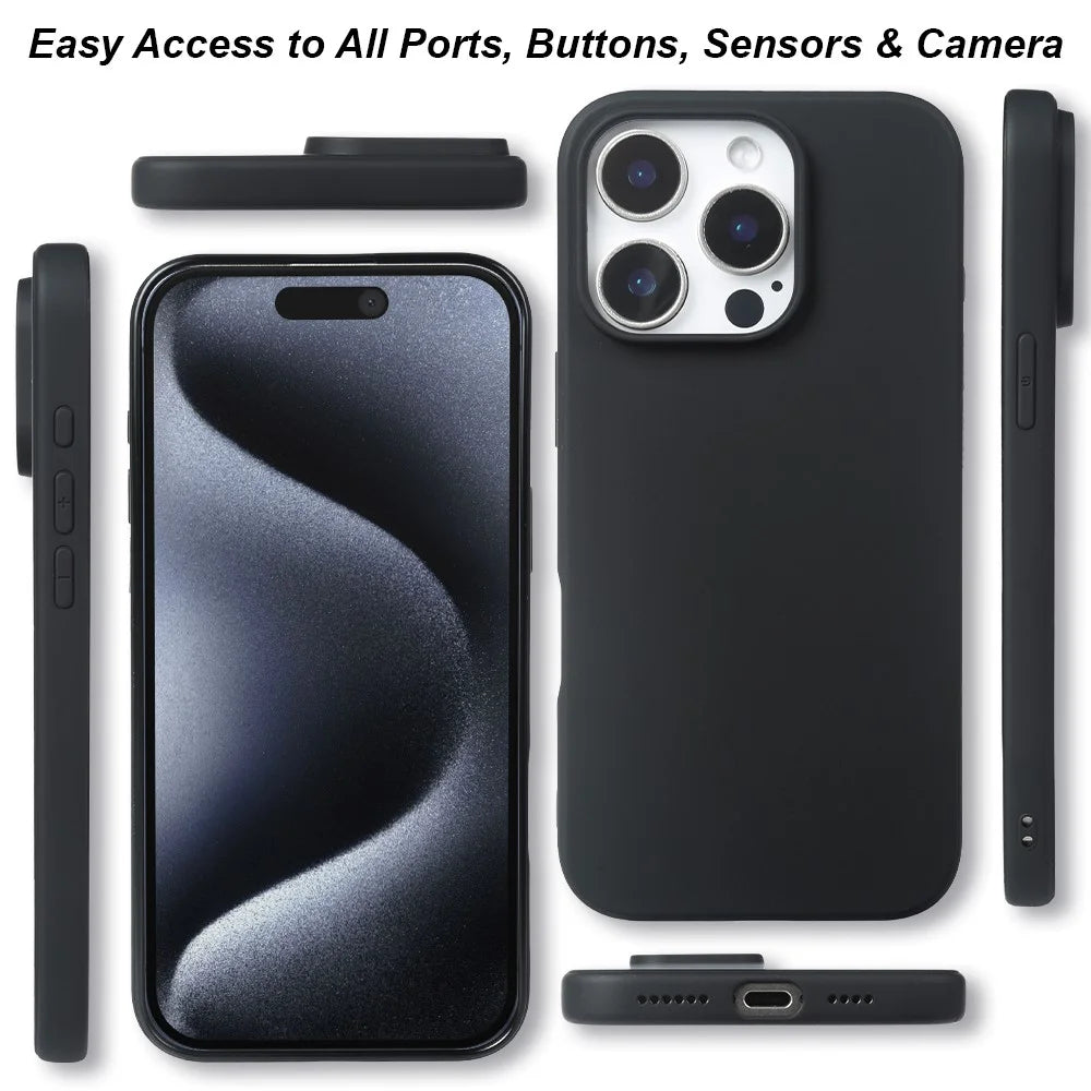 For iPhone 15 Pro Case GRS Certified RCS Eco-Friendly Material Single Side Matte Slim Anti Drop Phone Cover - 4
