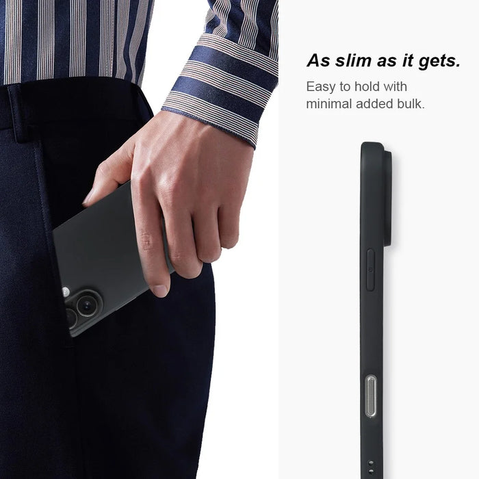 For iPhone 16 Plus Case GRS Certified RCS Eco-Friendly Material Single Side Matte Slim Anti Drop Phone Cover - 6