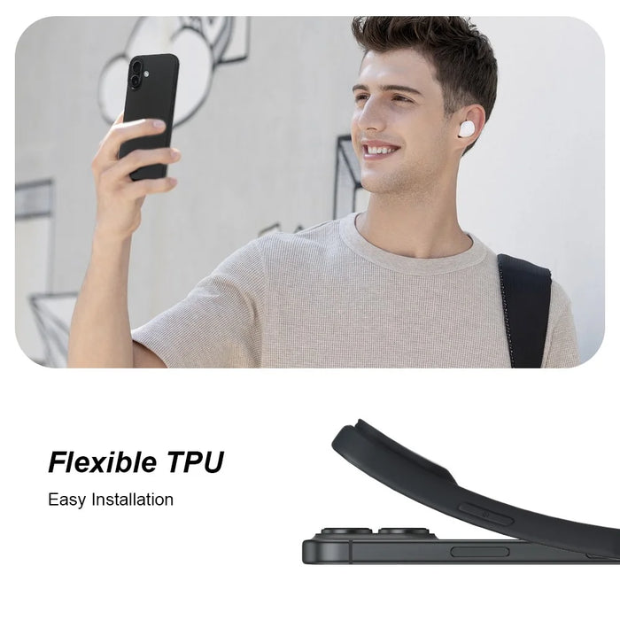 For iPhone 16 Plus Case GRS Certified RCS Eco-Friendly Material Single Side Matte Slim Anti Drop Phone Cover - 7