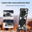 For OnePlus 13 Case with Kickstand Heat Dissipation Hard PC Phone Back Cover Carbon Fiber Texture - Black - 5