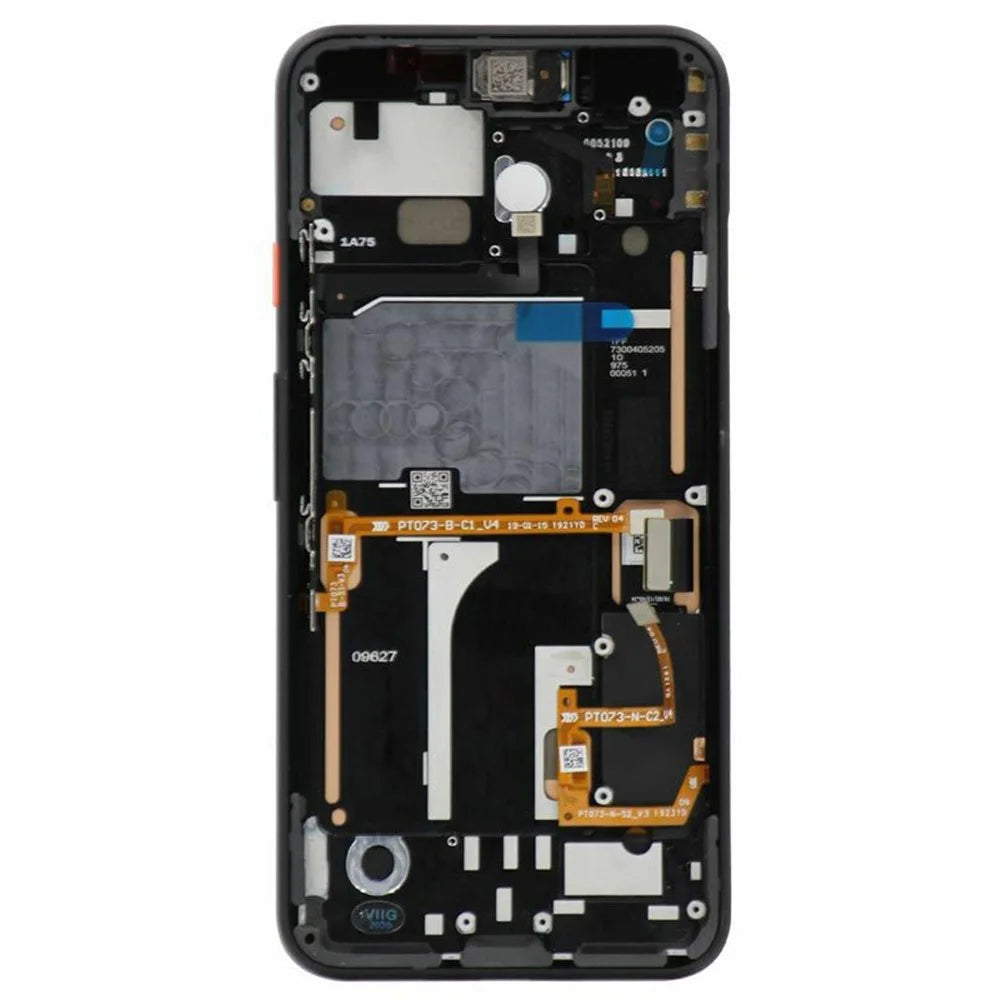 For Google Pixel 4 G020M G020I OEM Grade S OLED Screen and Digitizer Assembly + Frame (Without Logo) - White - 3