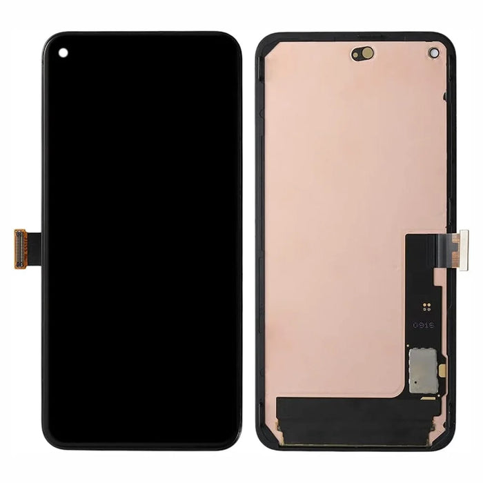 For Google Pixel 5 GD1YQ, GTT9Q, G5NZ6 OEM Grade S OLED Screen and Digitizer Assembly + Frame (Without Logo) - Orange - 1