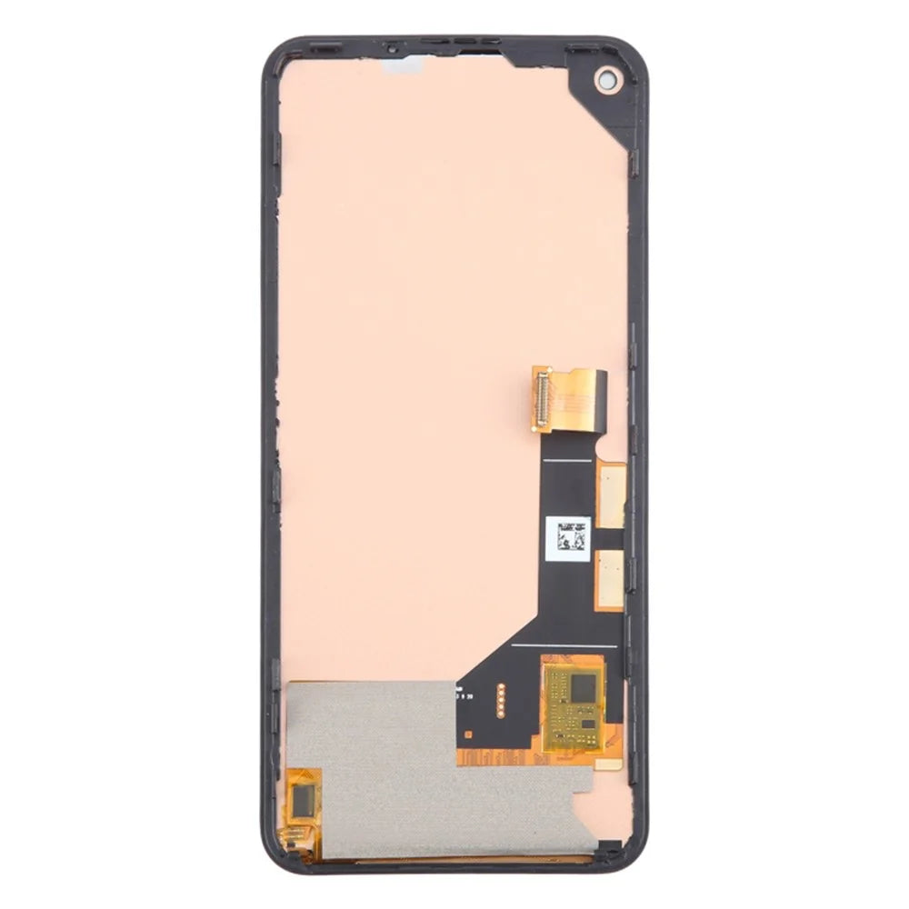 For Google Pixel 5a 5G G1F8F G4S1M OEM Grade S OLED Screen and Digitizer Assembly + Frame (Without Logo) - Orange - 3