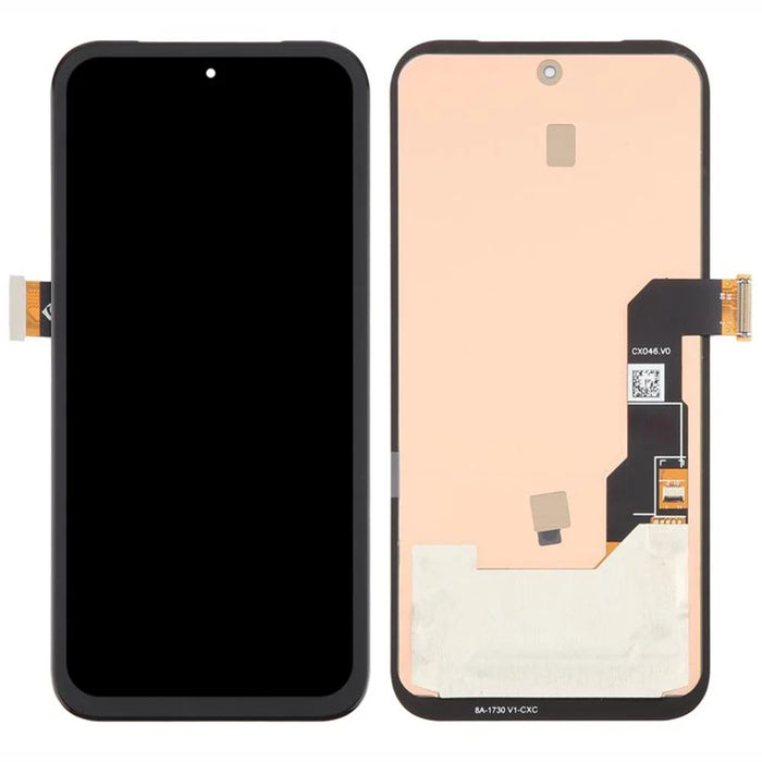 For Google Pixel 8a GKV4X, G6GPR, G8HHN, G576D Grade C OLED Screen and Digitizer Assembly Replacement Part (Without Logo) - 1