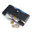For Infinix Hot 50 4G Leather Case Zipper Pocket Wallet Phone Cover with 2 Straps - Black - 6