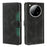 For Infinix Zero 40 4G Case Leather Wallet Phone Cover with Straw Hat Magnetic Clasp - Black - 1
