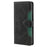 For TECNO Pova 6 Neo Case Leather Wallet Phone Cover with Straw Hat Magnetic Clasp - Black - 7