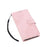 For iPhone 16 Case Rose Flower PU Leather Wallet Phone Cover with 3 Card Slots - Rose Gold - 5