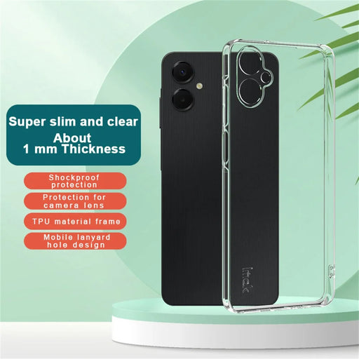 IMAK UX-5 Series For Samsung Galaxy A06 5G Case Shockproof TPU Clear Slim Back Shell - 2