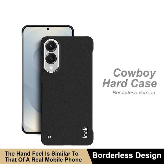 IMAK For Samsung Galaxy S25 Edge Case Cowboy Matte PC Borderless Phone Cover - 2