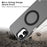 IMAK For Samsung Galaxy A06 5G Magnetic Case PC + TPU Protective Phone Back Cover - 4