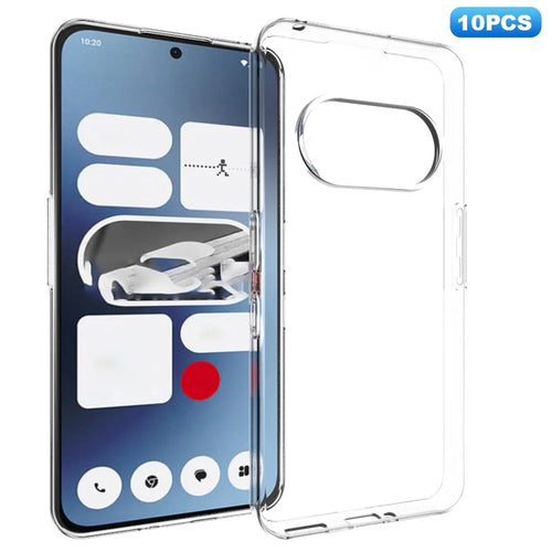 10Pcs  /  Pack For Nothing Phone (3a) Case Watermark Free TPU Protective Clear Phone Cover - 1