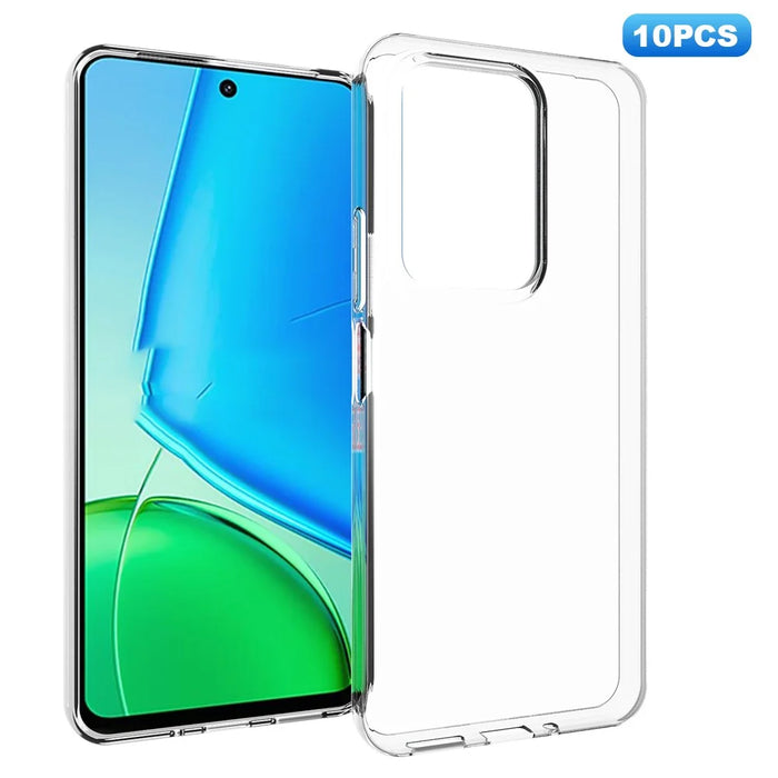 10Pcs  /  Pack For vivo Y29 4G Case Watermark Free TPU Protective Clear Phone Cover - 1