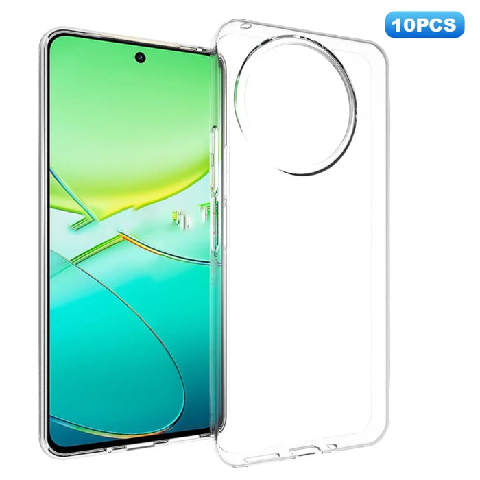 10Pcs  /  Pack For vivo Y39 5G Case Watermark Free TPU Protective Clear Phone Cover - 1