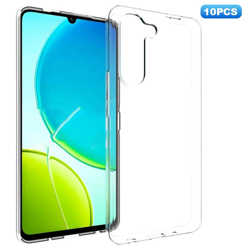 10Pcs  /  Pack For vivo Y29s 5G / Y04 4G Case Watermark Free TPU Protective Clear Phone Cover - 1