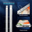 For Google Pixel 9a Case TPU Clear Phone Cover + 2PCS Tempered Glass Screen Film 2.5D Arc Edge - 5