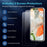 For Google Pixel 9a Case TPU Clear Phone Cover + 2PCS Tempered Glass Screen Film 2.5D Arc Edge - 7