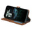 For Asus ROG Phone 9 5G Wallet Case Magnetic Snap Leather Phone Cover with Strap - Brown - 3