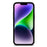 For iPhone 14 Solid Silicone Phone Case Soft Fiber Lining Anti-Scratch Shockproof Back Cover - Black - 4