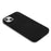 For iPhone 14 Plus Solid Silicone Drop Protection Phone Case Soft Fiber Lining Slim Fit Shockproof Protective Cover - Black - 5
