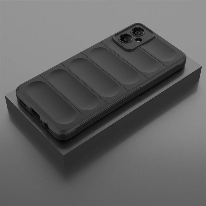 For Samsung Galaxy A06 5G Case Anti-Drop Soft TPU Rugged Phone Back Cover - Black - 6