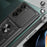 For Samsung Galaxy Z Fold7 5G Case with Slide Camera Lid PC + TPU Kickstand Phone Cover - Black - 7