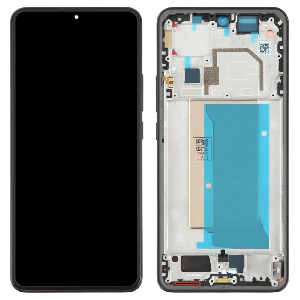 For Xiaomi 13T / 13T Pro / Redmi K60 Ultra Grade C LCD Screen and Digitizer Assembly + Frame Part (TFT) (Without Logo) - Black - 1