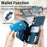 For Samsung Galaxy S25 Edge PU Leather Phone Back Cover with Zipper Card Holder and Long Strap - Blue - 4