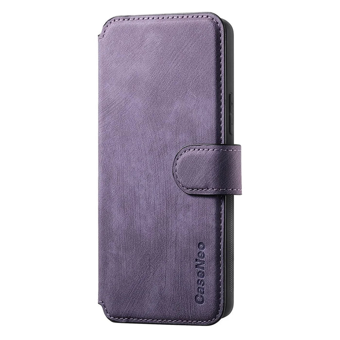 CASENEO For Samsung Galaxy A14 5G Magnetic Case  Detachable Leather Phone Wallet Cover  - Purple - 2