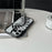For iPhone 16 Pro Case Electroplated TPU Phone Shell Hollow Heat Dissipation Fish Bone Design - Black - 2