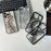 For iPhone 16 Pro Max Case Matte TPU Phone Shell Hollow Heat Dissipation Fish Bone Design - Black - 5