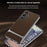 GKK For Samsung Galaxy S25 Ultra Case Woven Pattern Electroplating TPU + PC + PU Phone Back Cover - Black - 3