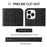 Protective Phone Case For iPhone 14 Pro Max Wallet Stand Auto-absorbed Magnetic Top Layer Cowhide Leather Crocodile Texture Cell Phone Cover - Black - 4