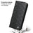 Protective Phone Case For iPhone 14 Pro Max Wallet Stand Auto-absorbed Magnetic Top Layer Cowhide Leather Crocodile Texture Cell Phone Cover - Black - 5