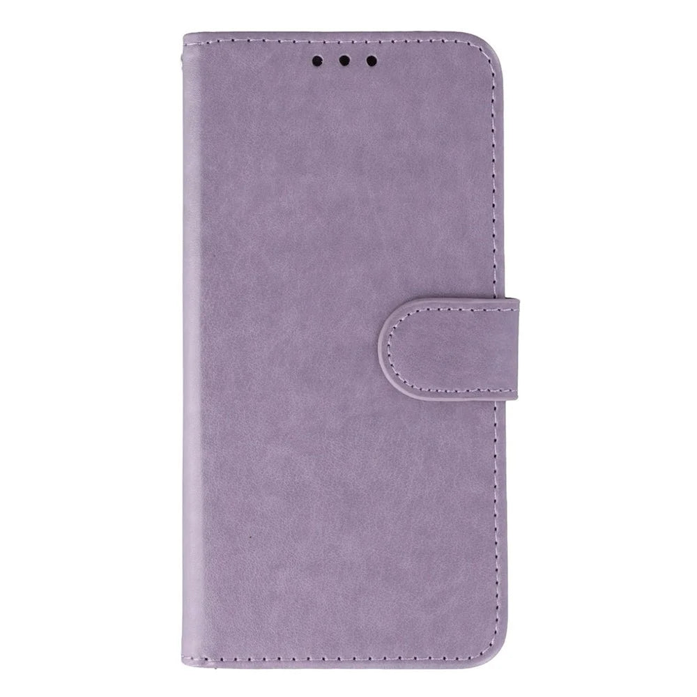 For Samsung Galaxy A05 4G Cases PU Leather Flip Wallet Phone Cover with Strap - Purple - 4